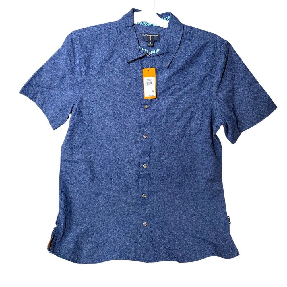Margaritaville Blue T-shirt Lost In Paradise Short Sleeve Tee Palace Blue S